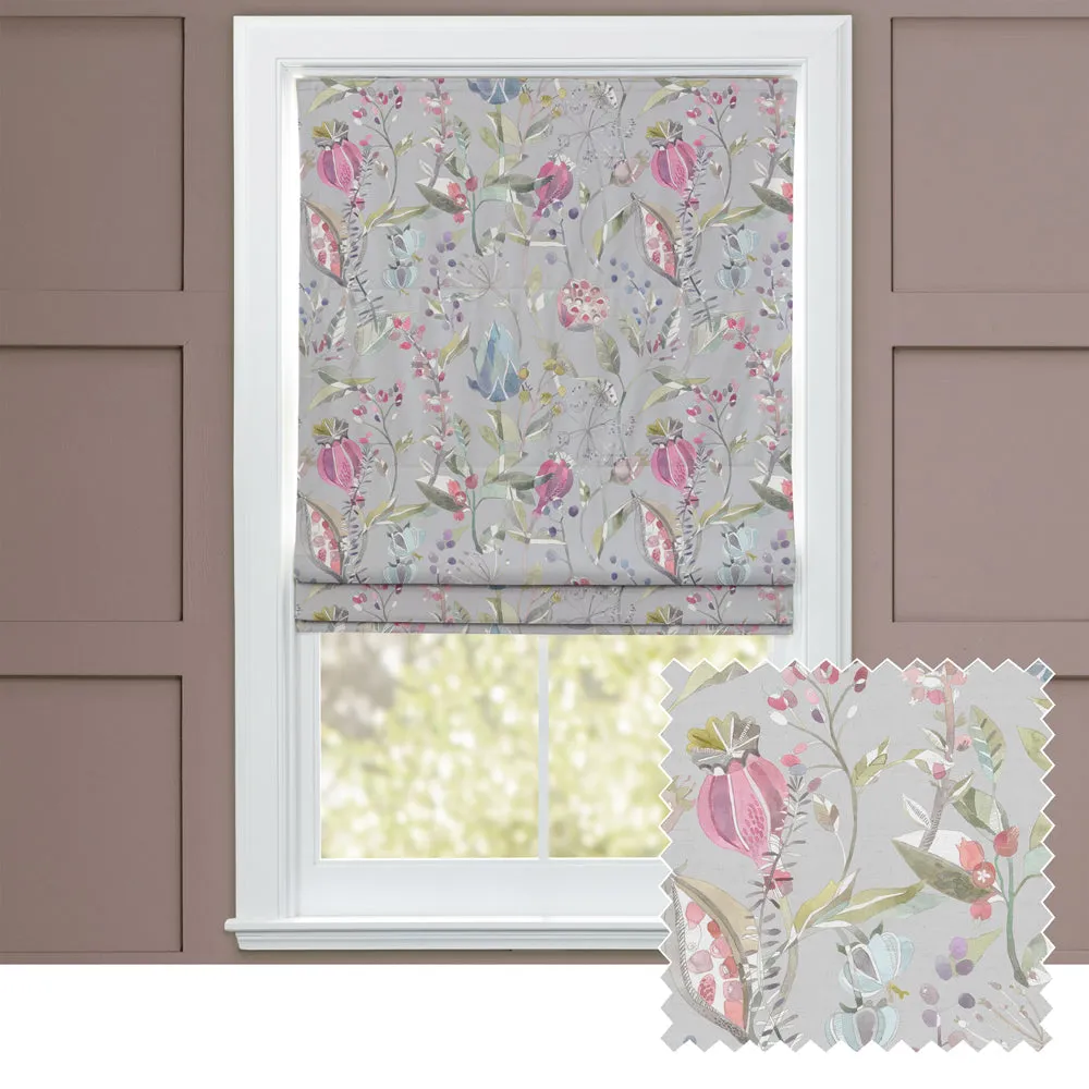 Kelston Printed Cotton Made to Measure Roman Blinds Sorbet chic floor carpet  