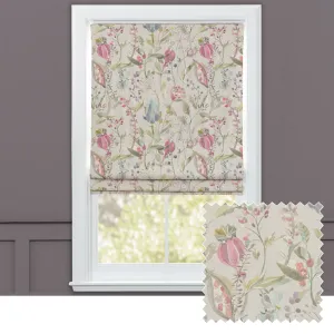 Kelston Printed Cotton Made to Measure Roman Blinds Sorbet/Natural chic floor carpet  