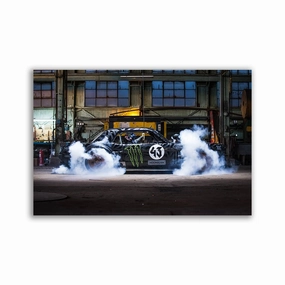 Ken Block Drift framed mural artwork