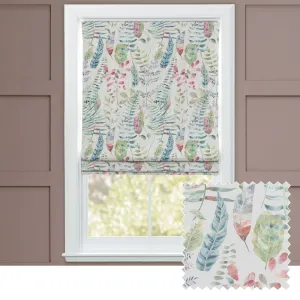 Kenton Printed Cotton Made to Measure Roman Blinds Silver modern fashion rug  