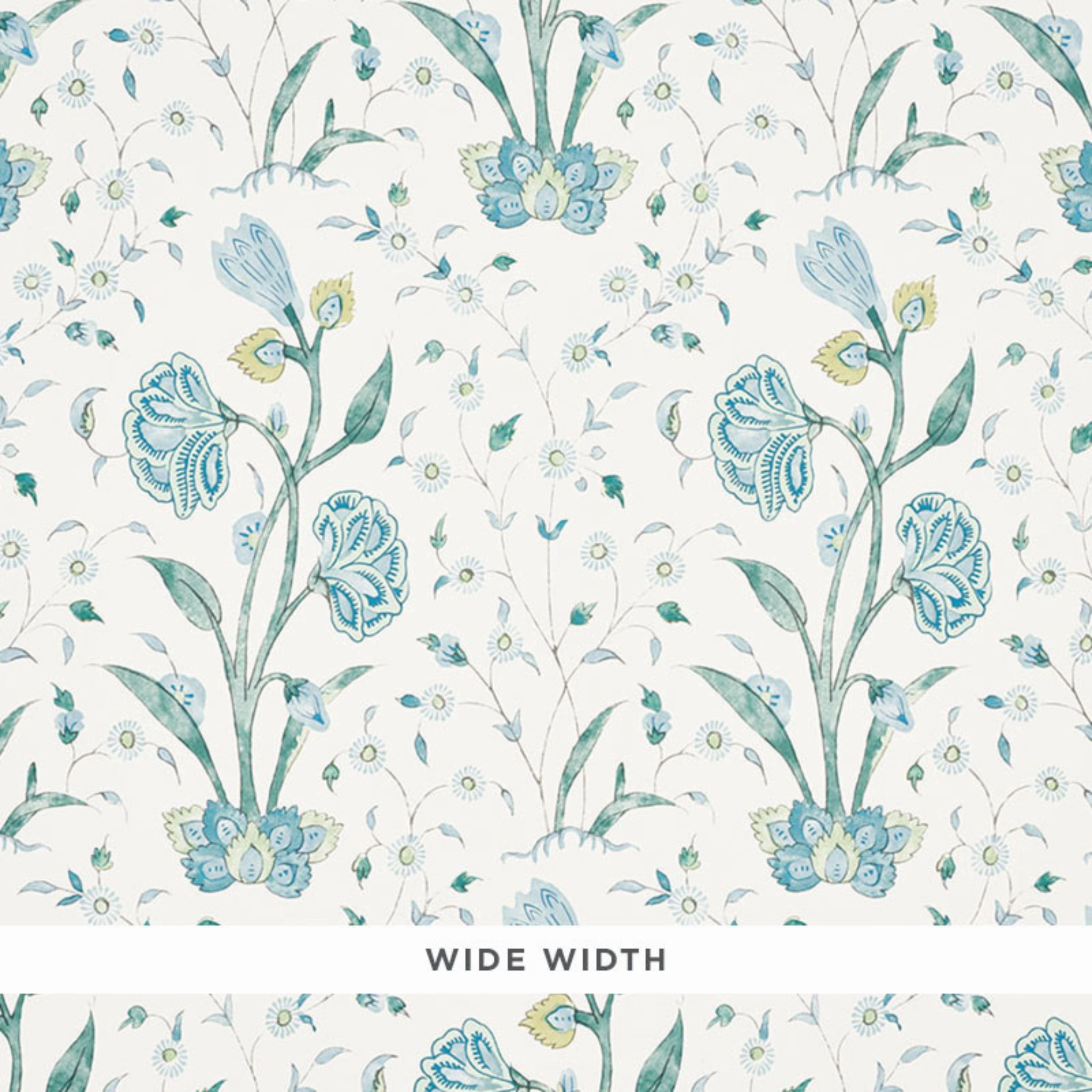 Khilana Floral Wallpaper in Peacock