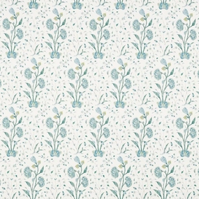 Khilana Floral Wallpaper in Peacock paper wall covering