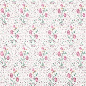 Khilana Floral Wallpaper in Pink paper wall covering