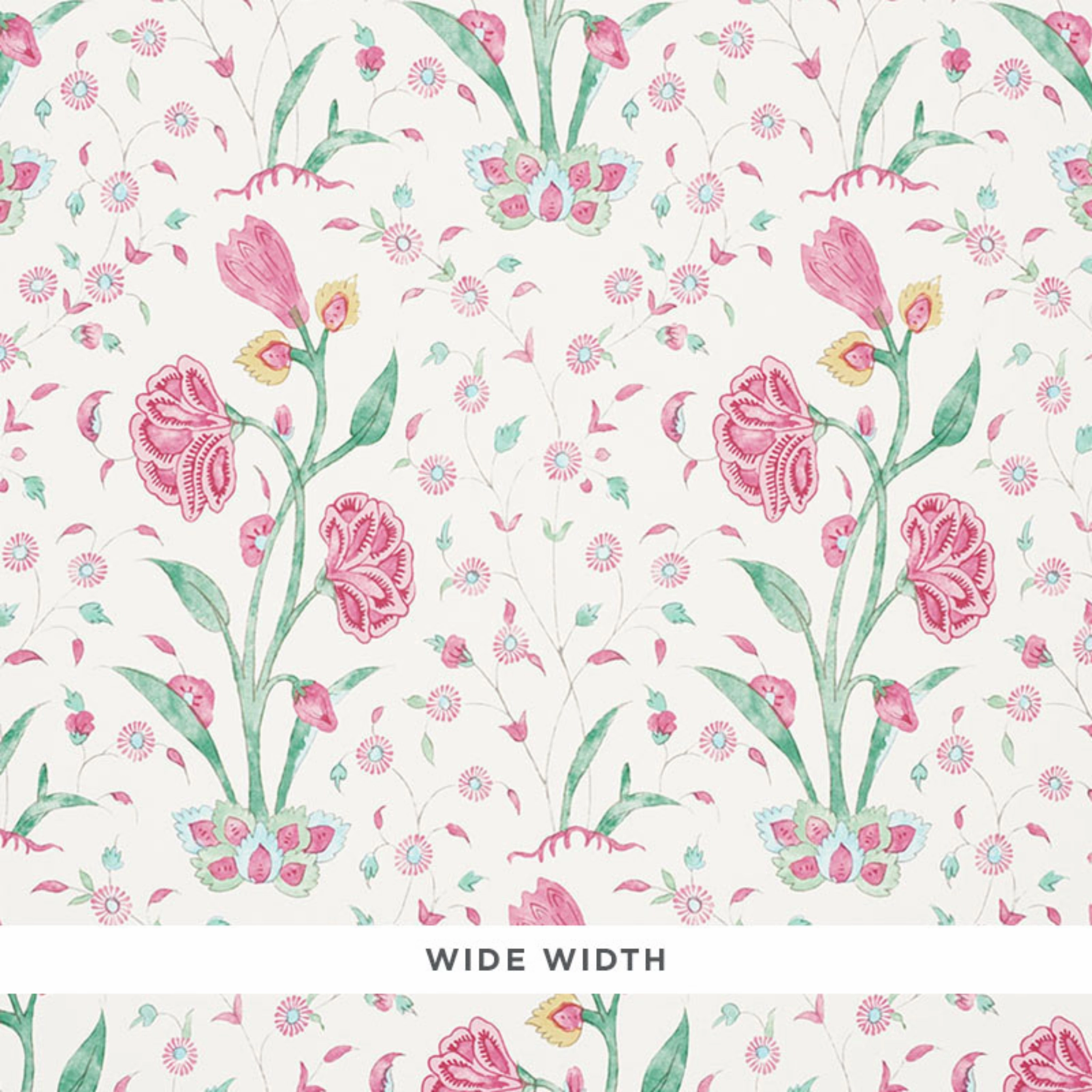 Khilana Floral Wallpaper in Pink