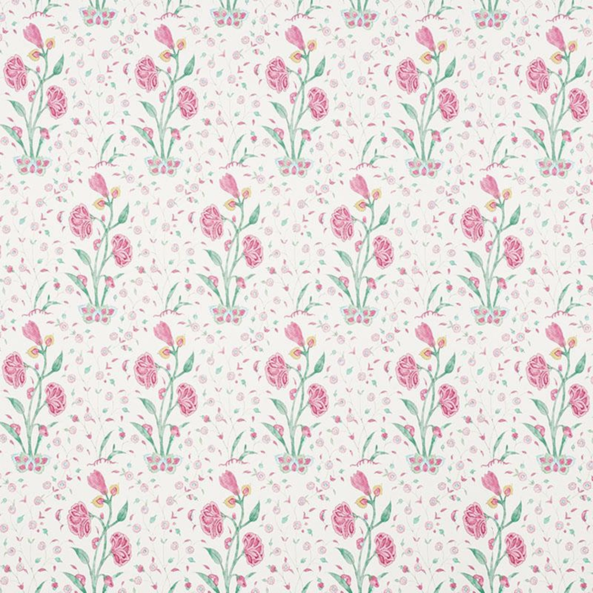Khilana Floral Wallpaper in Pink paper wall covering