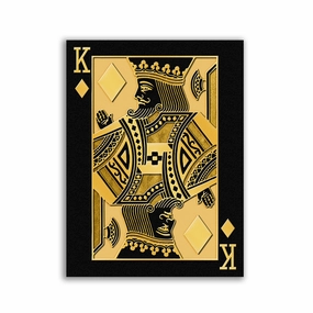 King of Diamonds by Frank Amoruso framed mural artwork