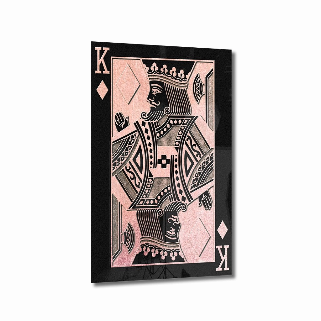 King of Diamonds by Frank Amoruso Ros on Acrylic framed mural artwork