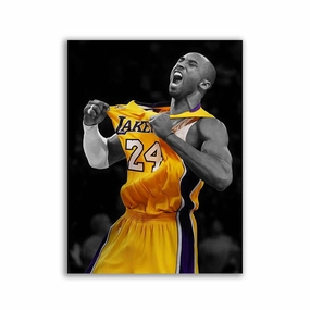 Kobe by David Drake framed mural artwork