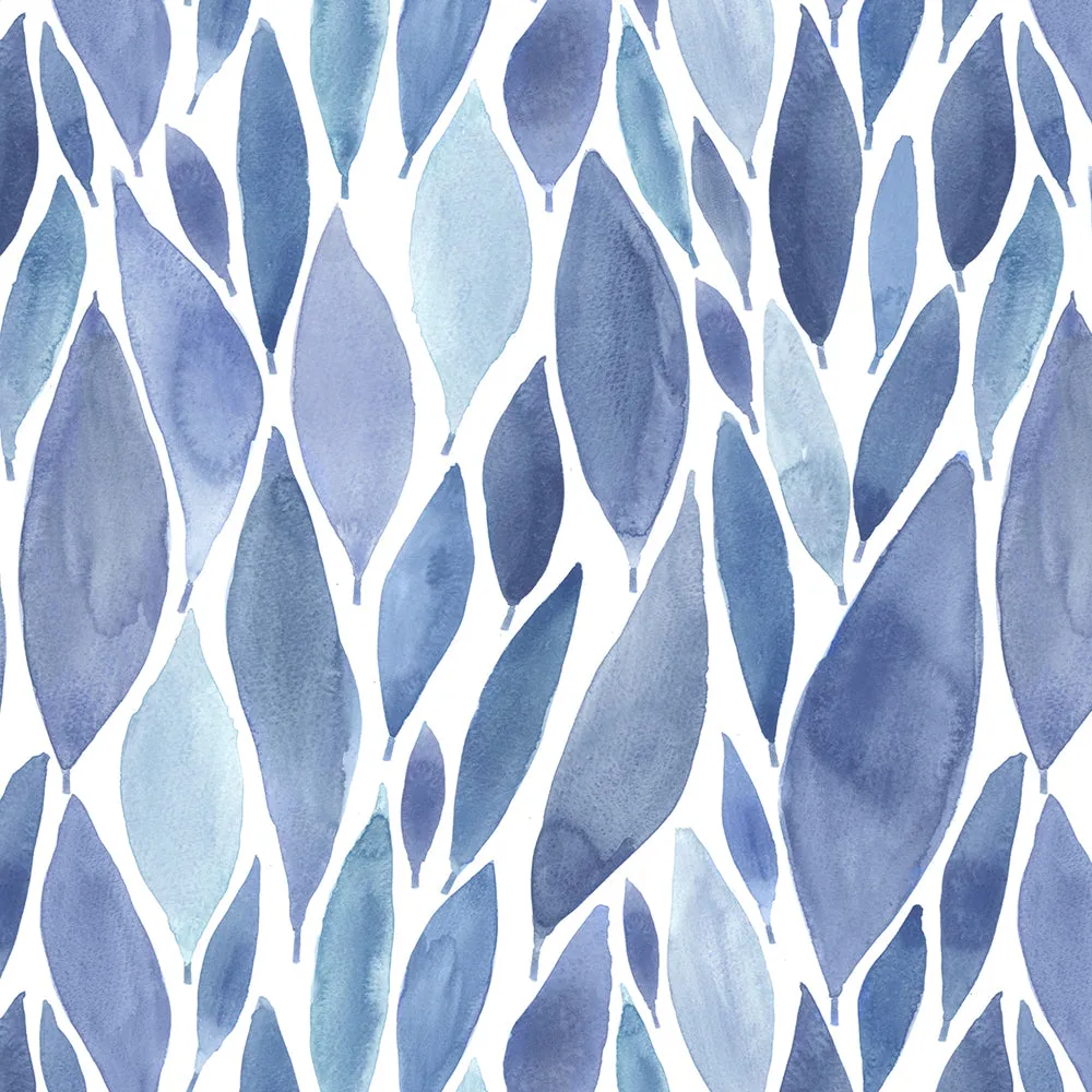 Koyo Printed Cotton Made to Measure Roman Blinds Cobalt