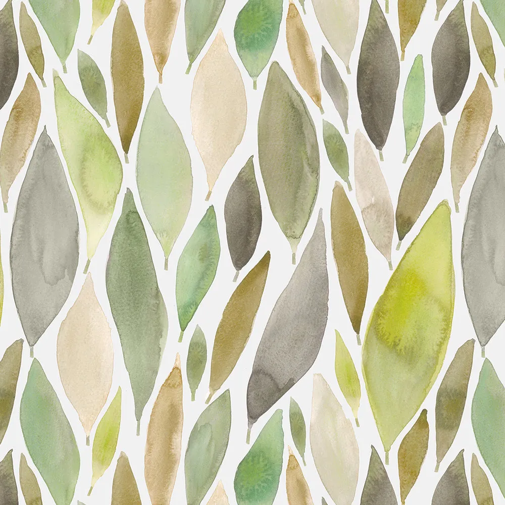 Koyo Printed Cotton Made to Measure Roman Blinds Sage