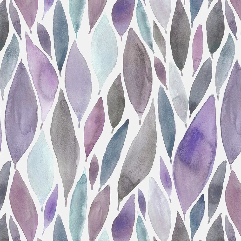 Koyo Printed Cotton Made to Measure Roman Blinds Violet
