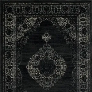 Kozlu Dark Gray 5' X 7' Area Rug neutral everyday carpet