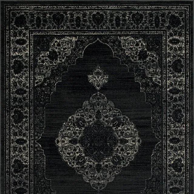 Kozlu Dark Gray 5' X 7' Area Rug neutral everyday carpet