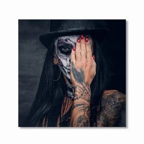 La Catrina - No See framed mural artwork