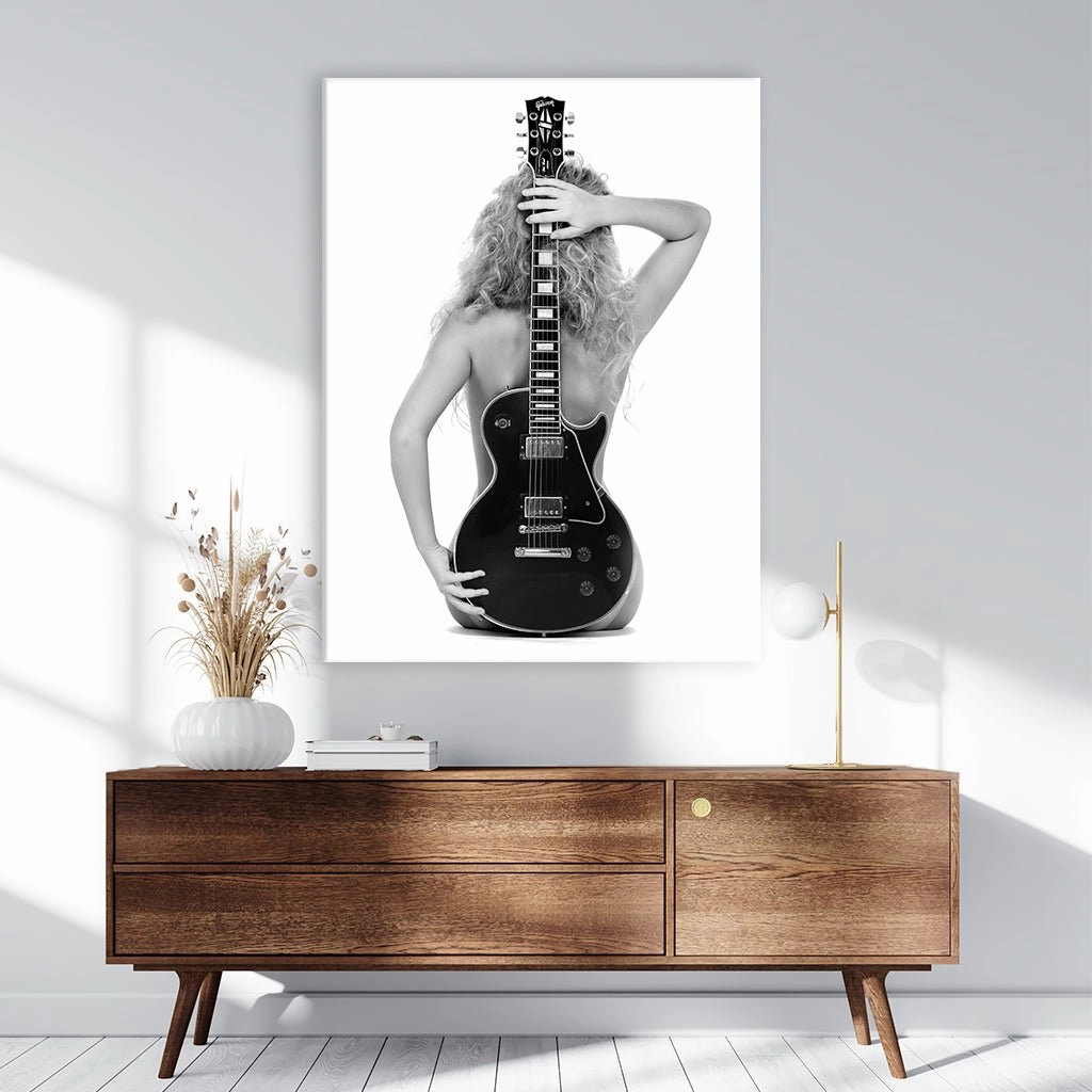 Lady and the Les Paul by David Drake 