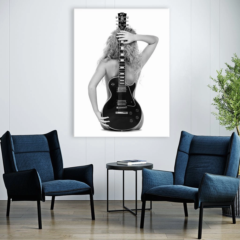 Lady and the Les Paul by David Drake 
