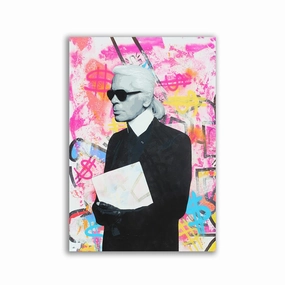Lagerfeld by Lukas Avalon framed mural artwork