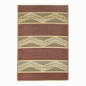 Lagos Sand & Coral Indoor/Outdoor Rug minimalist art object  