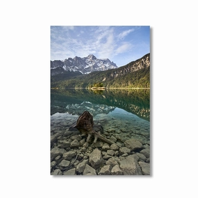 Lake in Garmisch by Nenad Jovic framed mural artwork