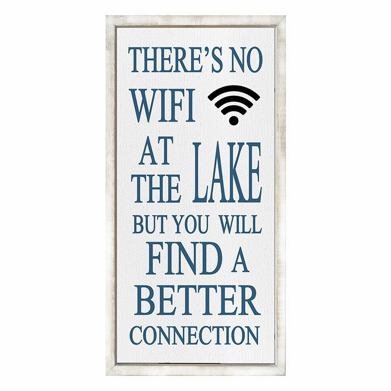 Lake Wifi Sign wall pendant decor