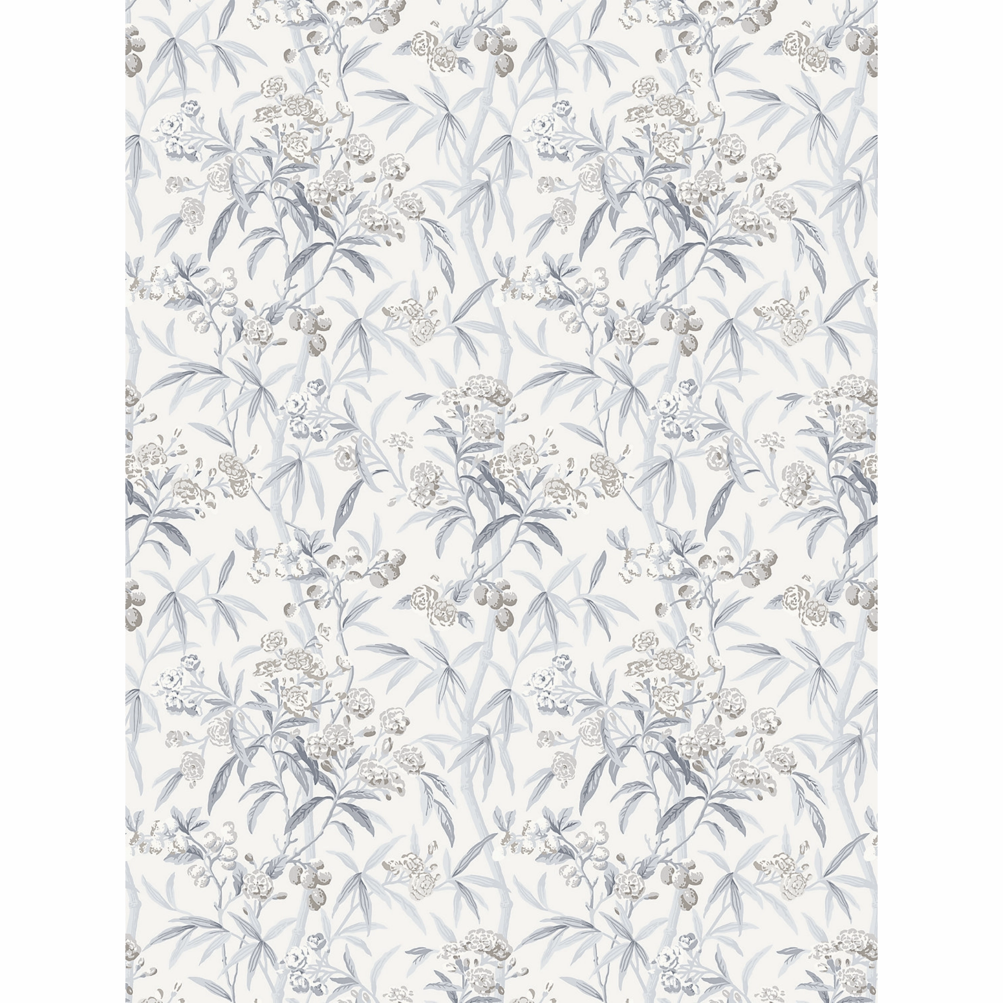Lanai Wallcovering in Silver Mist