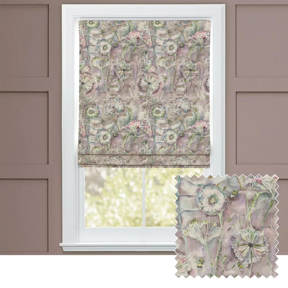 Langdale Printed Cotton Made to Measure Roman Blinds Fig chic floor carpet  