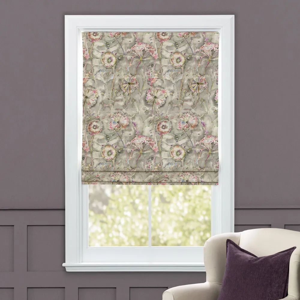 Langdale Printed Cotton Made to Measure Roman Blinds Orchid