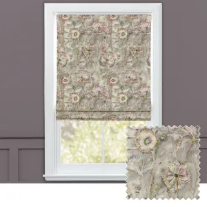 Langdale Printed Cotton Made to Measure Roman Blinds Orchid chic floor carpet  