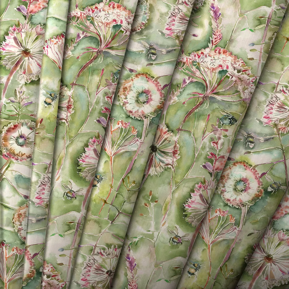 Langdale Printed Cotton Made to Measure Roman Blinds Sweetpea