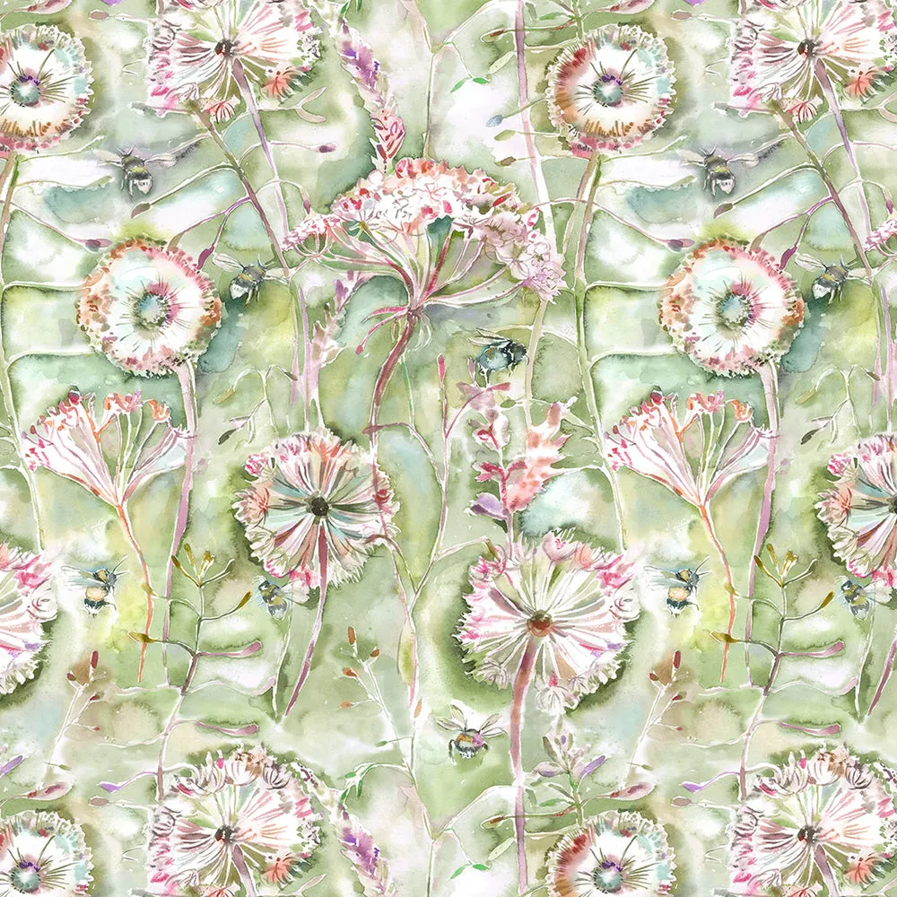 Langdale Printed Cotton Made to Measure Roman Blinds Sweetpea