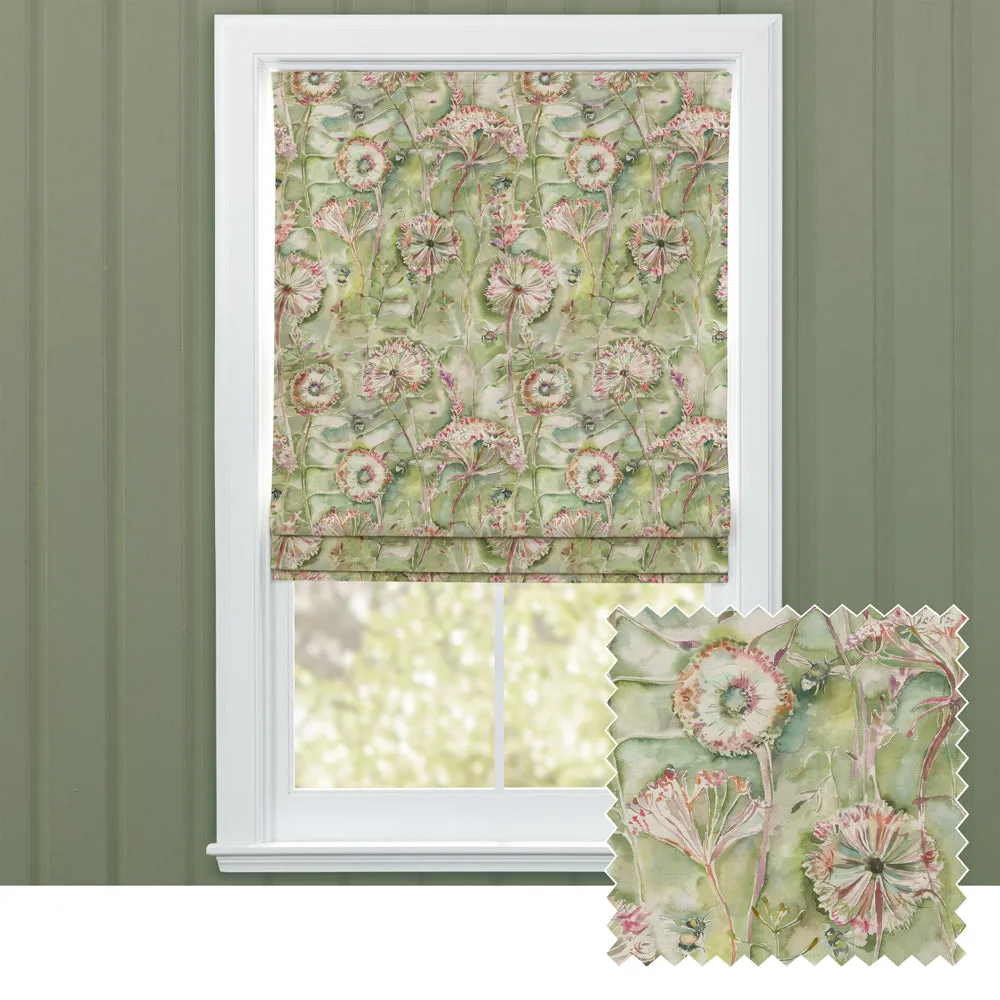 Langdale Printed Cotton Made to Measure Roman Blinds Sweetpea chic floor carpet  