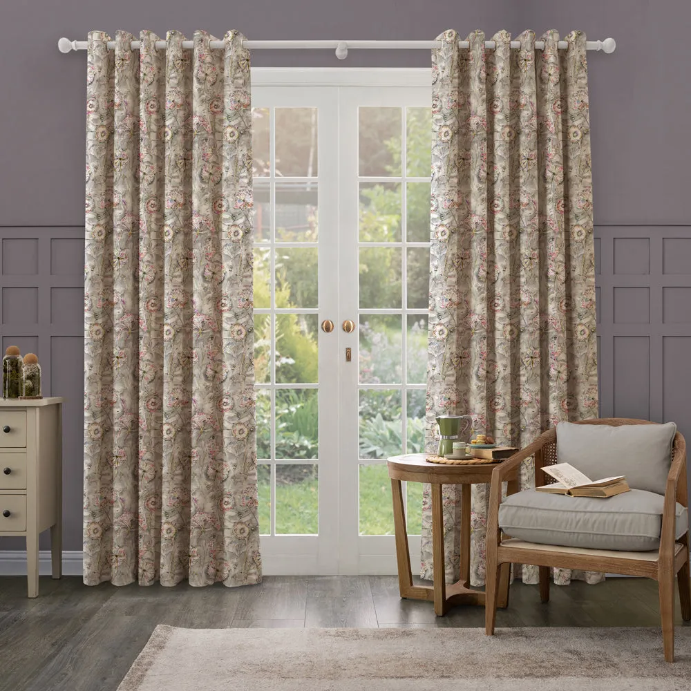 Langdale Printed Made to Measure Curtains Orchid
