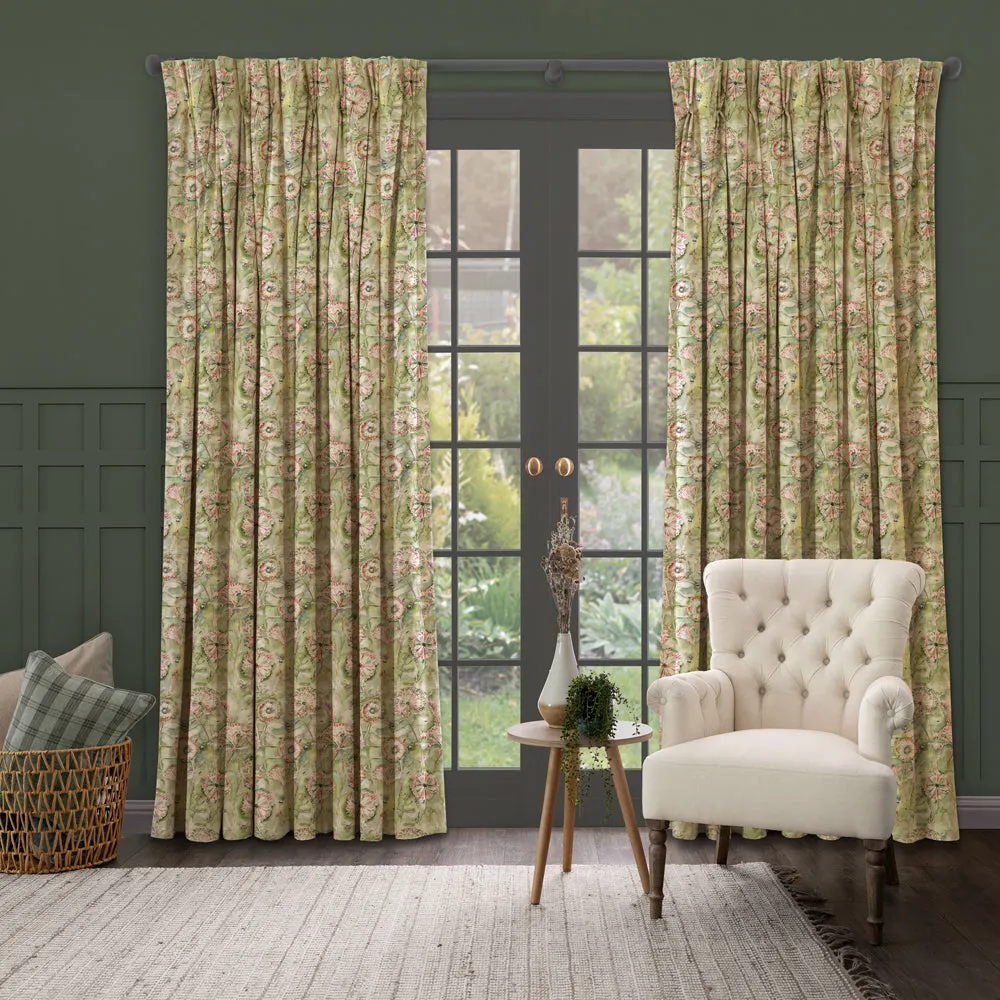Langdale Printed Made to Measure Curtains Sweetpea