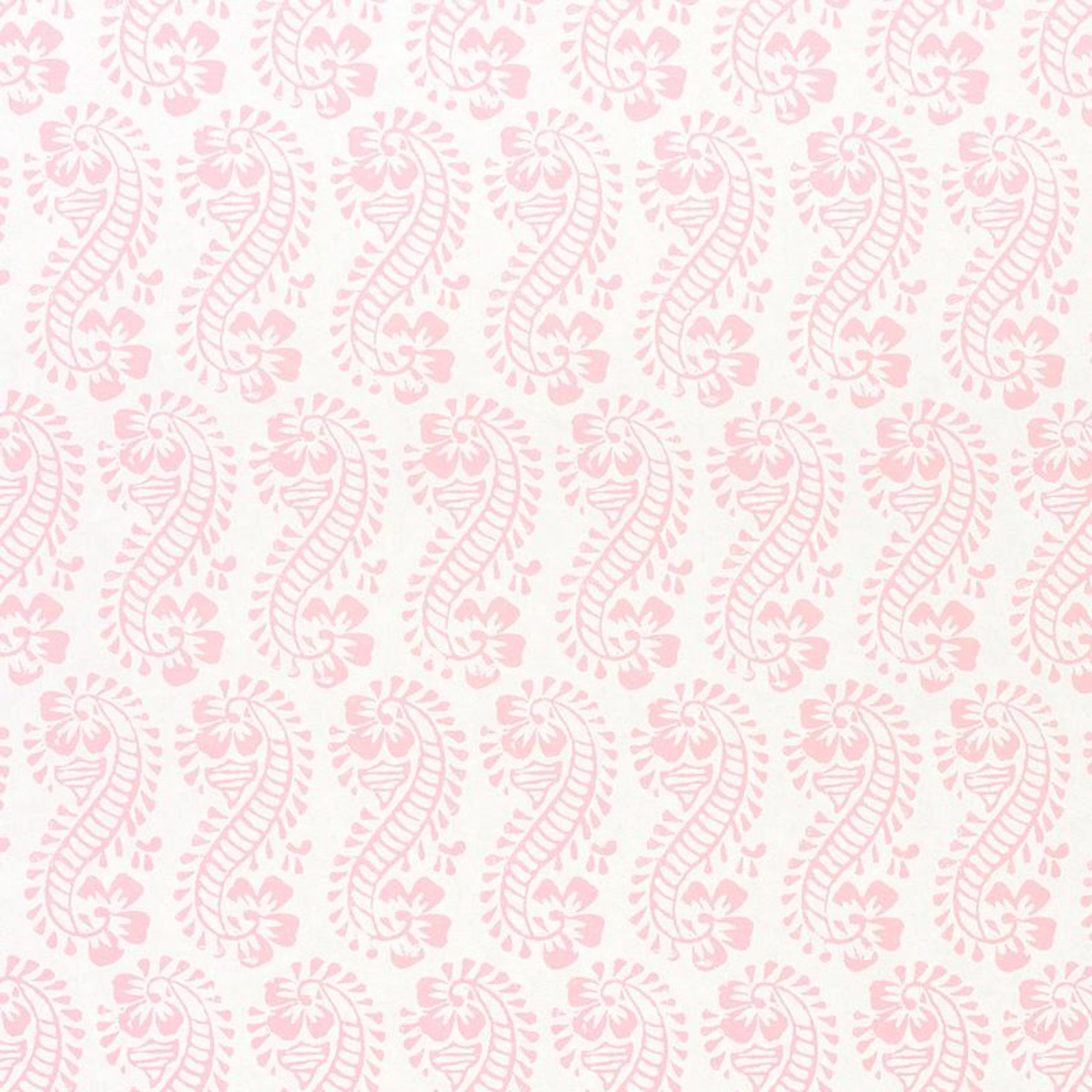 Lani Pink Botanical Paisley Wallpaper