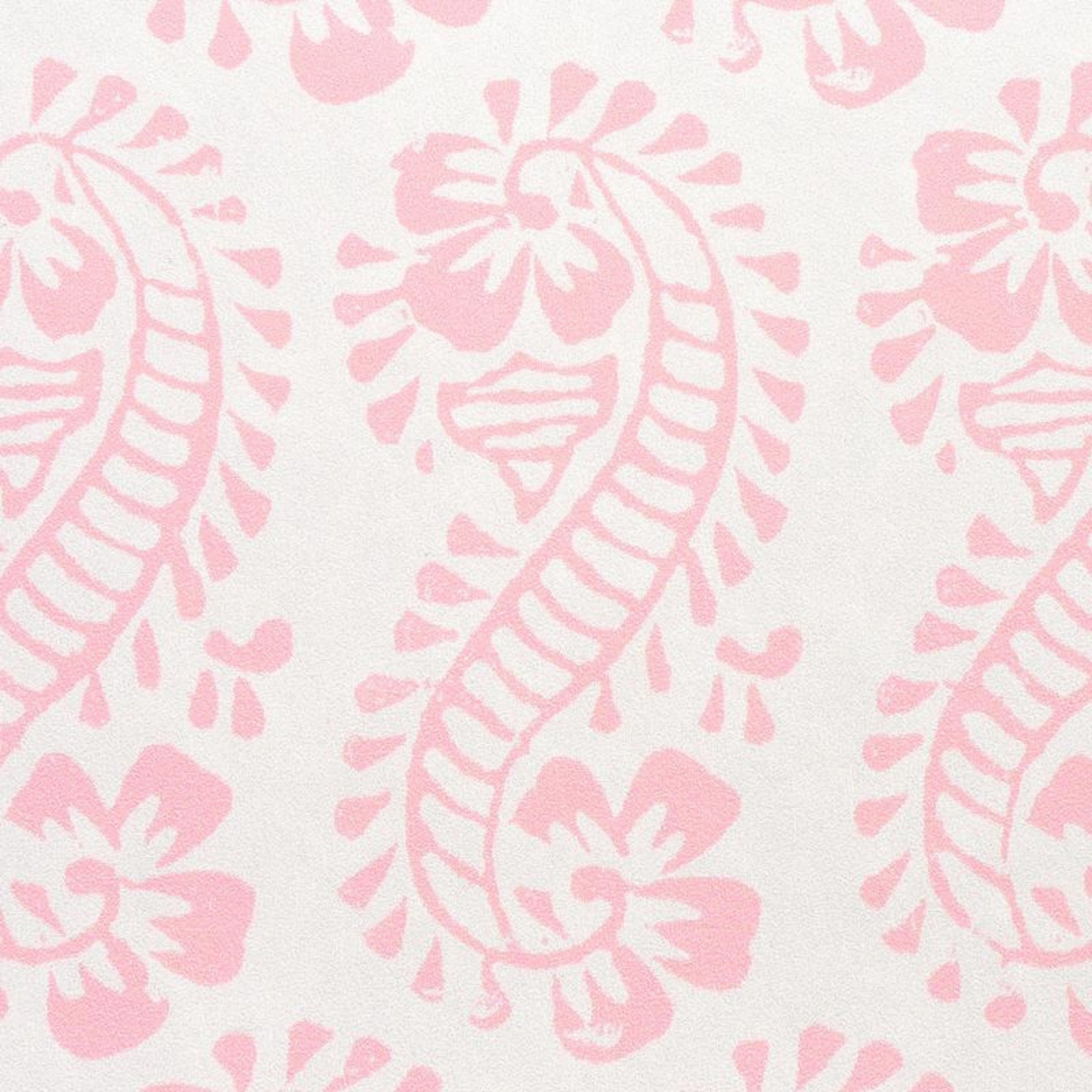 Lani Pink Botanical Paisley Wallpaper