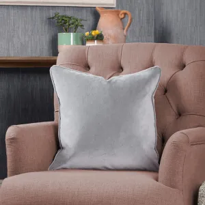 Lapis Velvet Cushion Silver modern fashion rug  