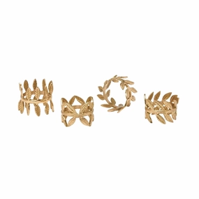 Laurel Leaf Napkin Rings mini desktop sculpture