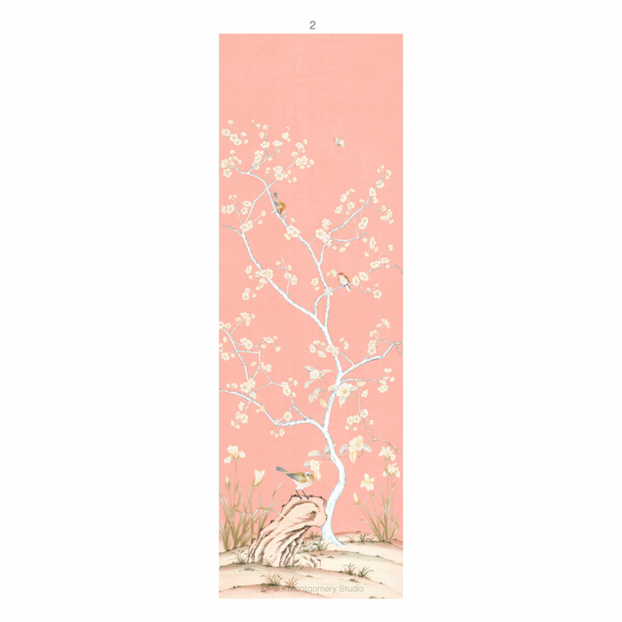 Lavena Chinoiserie Mural Wallpaper Panels