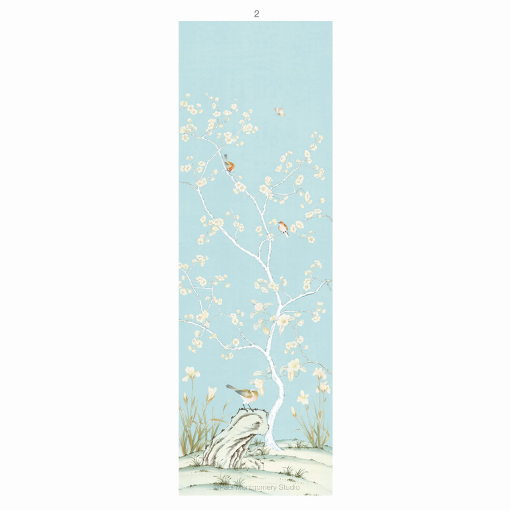 Lavena Chinoiserie Mural Wallpaper Panels