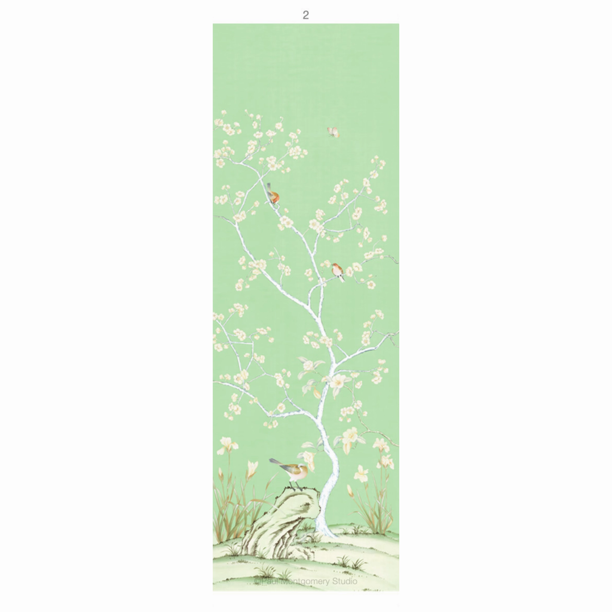 Lavena Chinoiserie Mural Wallpaper Panels