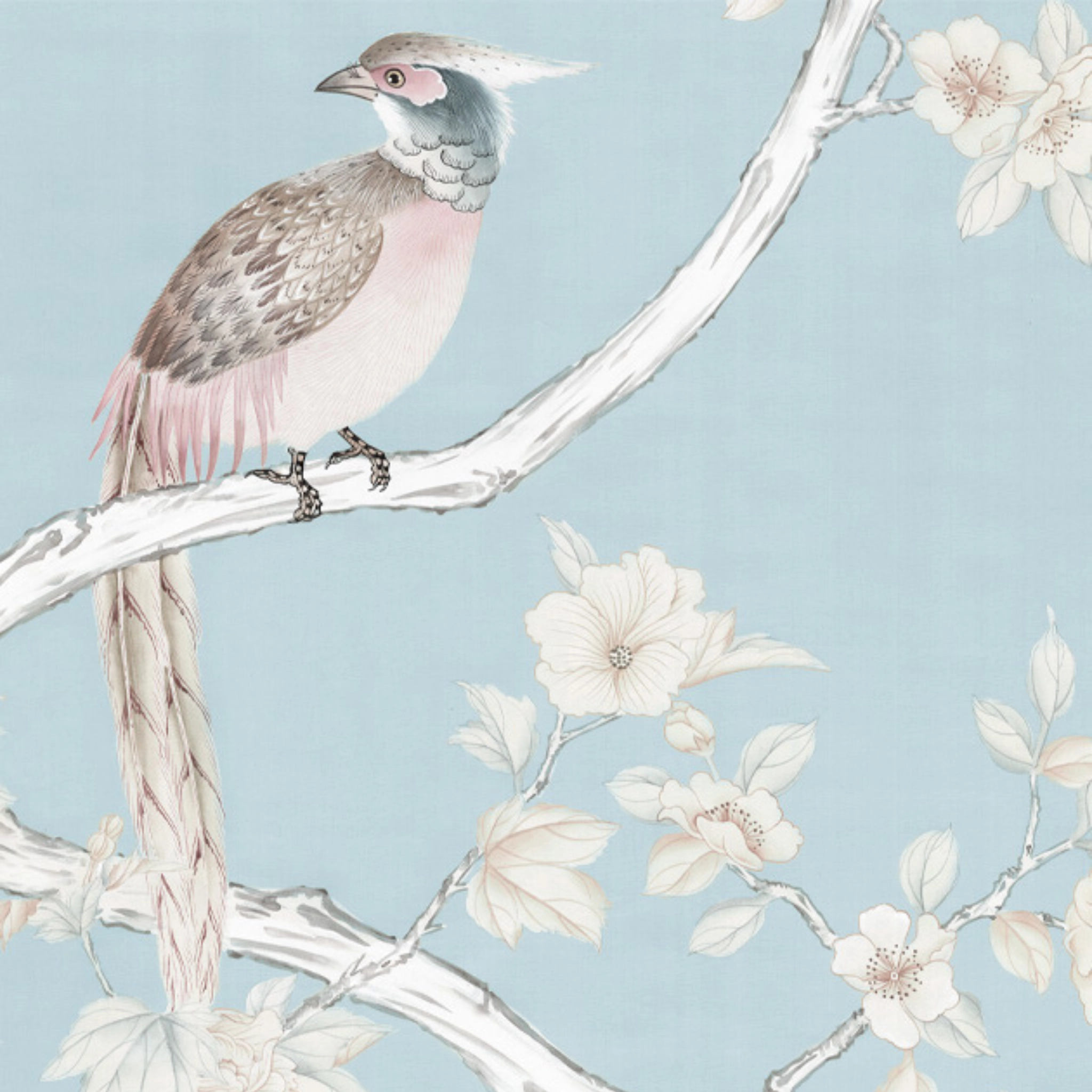 Lavena Chinoiserie Mural Wallpaper Panels