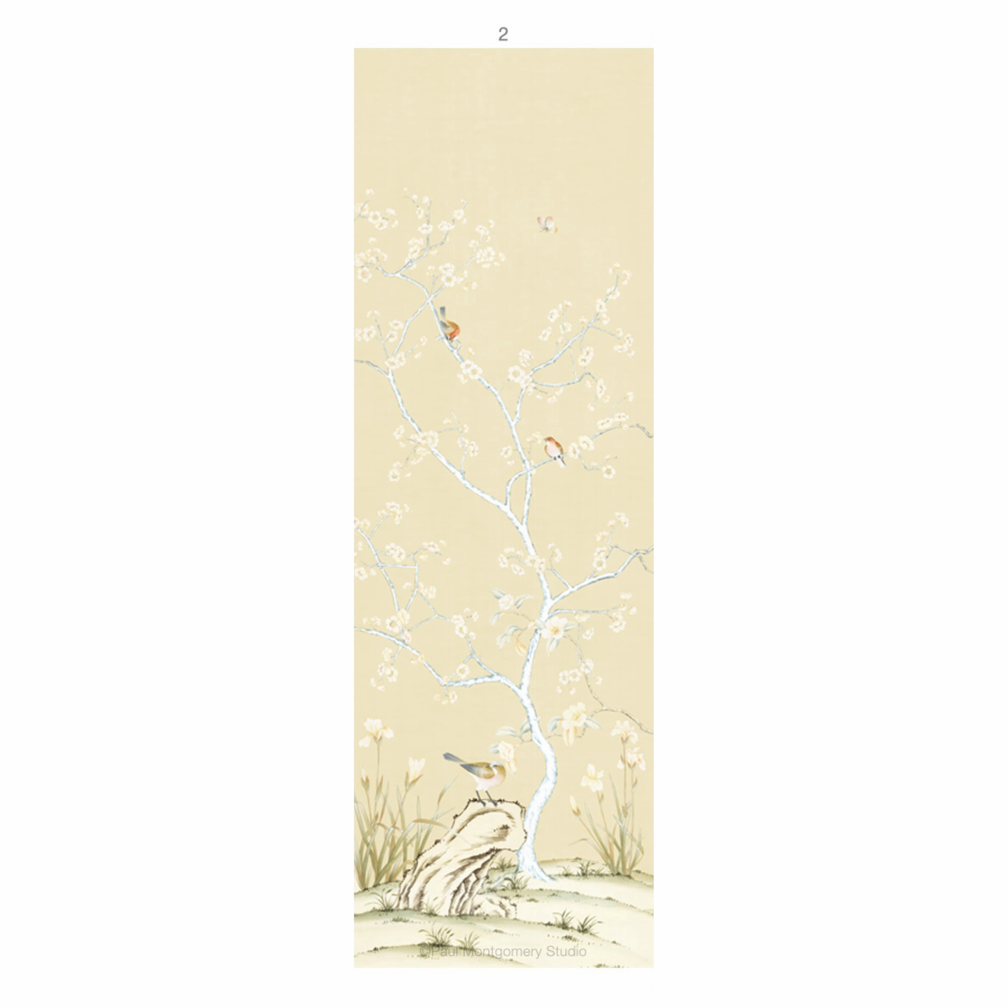 Lavena Chinoiserie Mural Wallpaper Panels