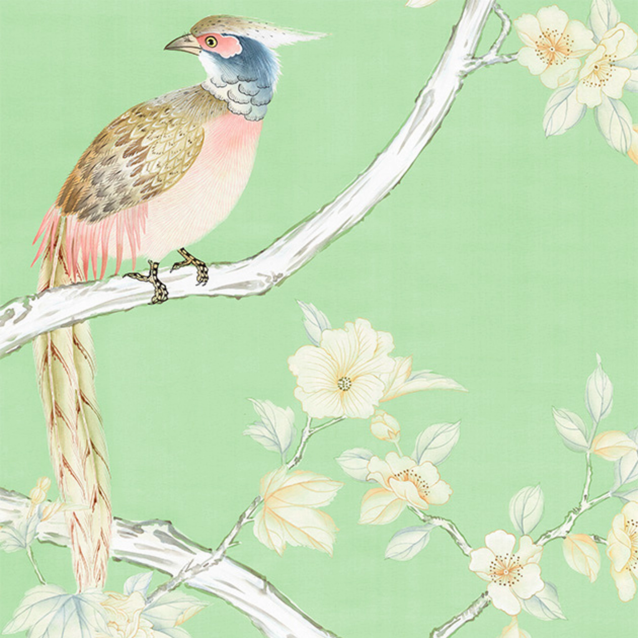 Lavena Chinoiserie Mural Wallpaper Panels