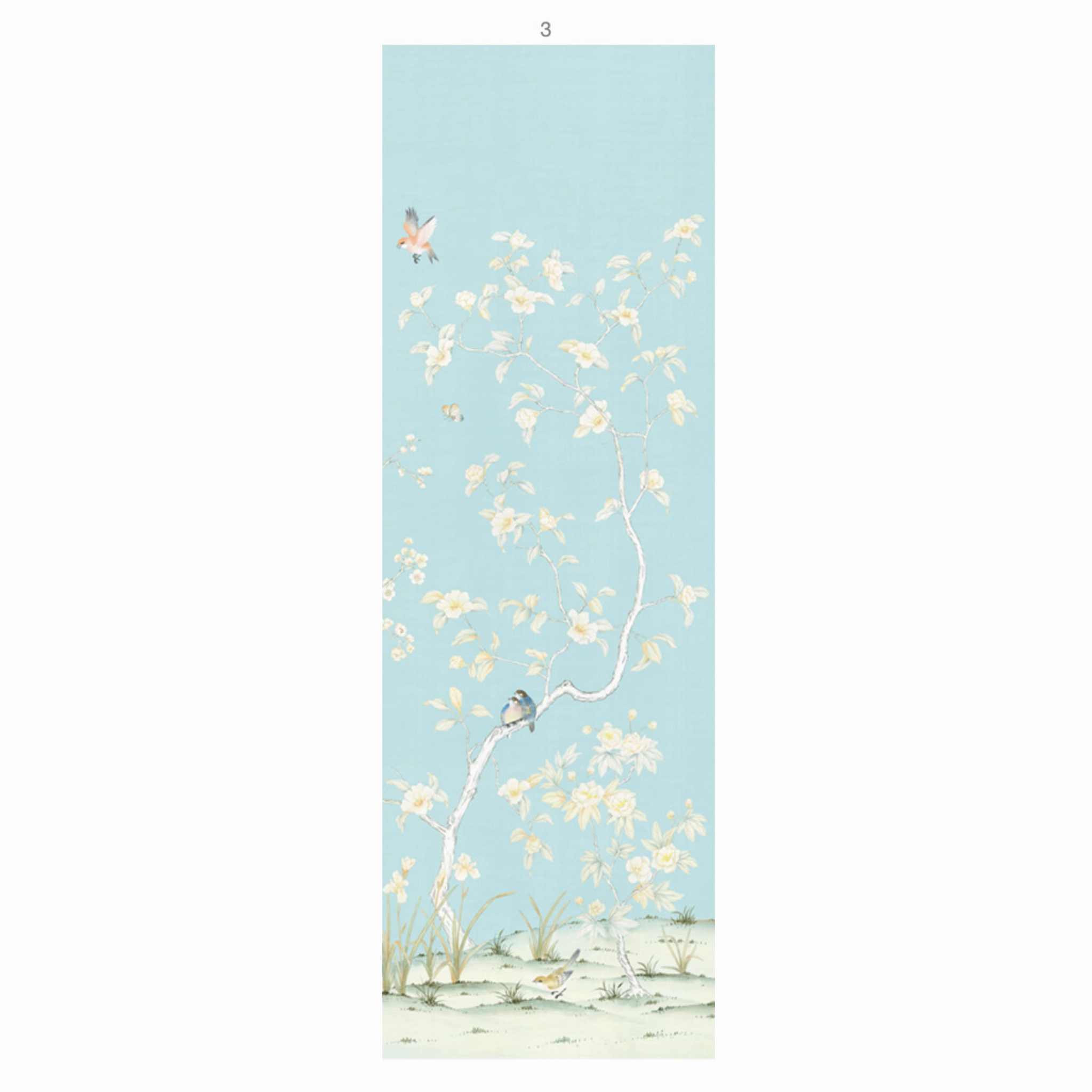 Lavena Chinoiserie Mural Wallpaper Panels
