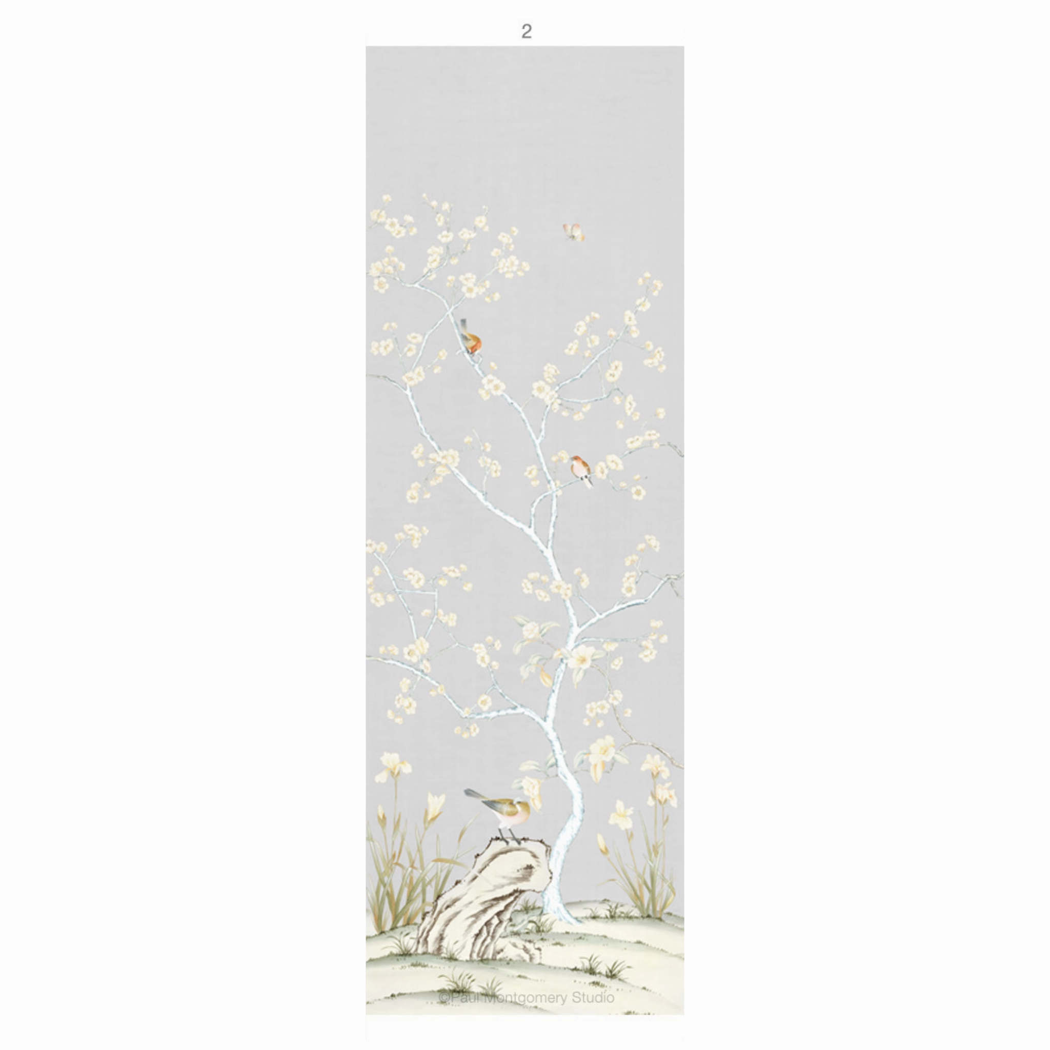 Lavena Chinoiserie Mural Wallpaper Panels