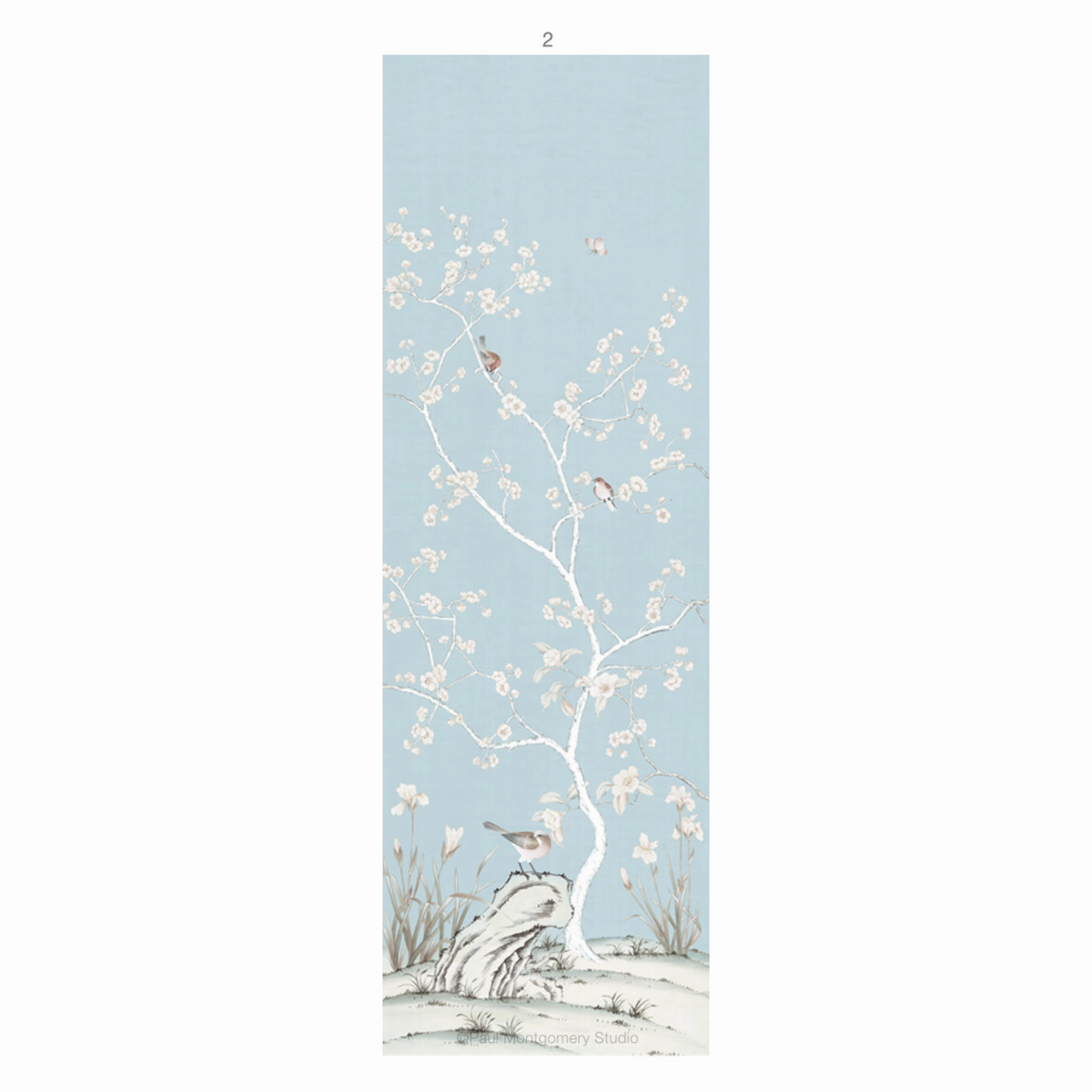 Lavena Chinoiserie Mural Wallpaper Panels