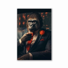 Leader of the Metropolis by Juliano de Araujo framed mural artwork