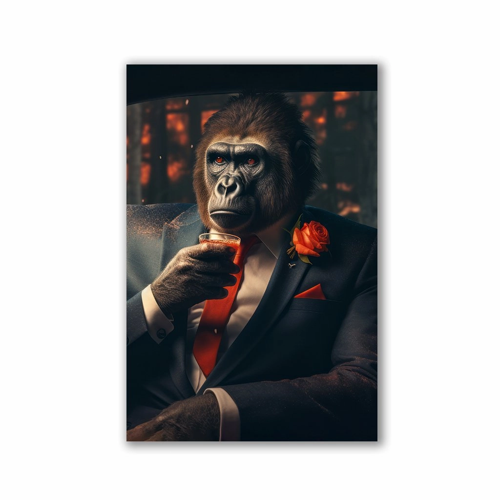 Leader of the Metropolis by Juliano de Araujo framed mural artwork