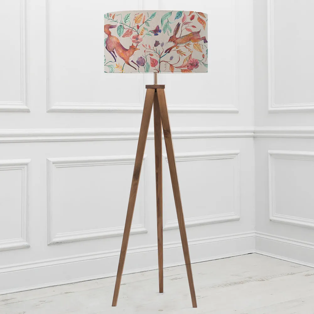 Leaping Into The Fauna Eva & Aratus Complete Floor Lamp Nut/Linen modern fashion rug  