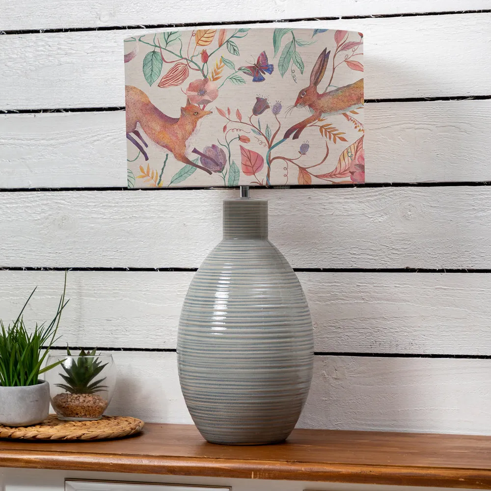 Leaping Into The Fauna Eva & Epona Complete Table Lamp Duck/Linen